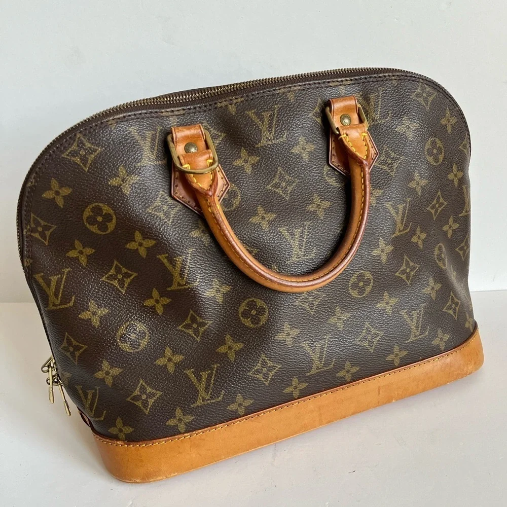Louis Vuitton Alma Handbag Monogram Canvas France